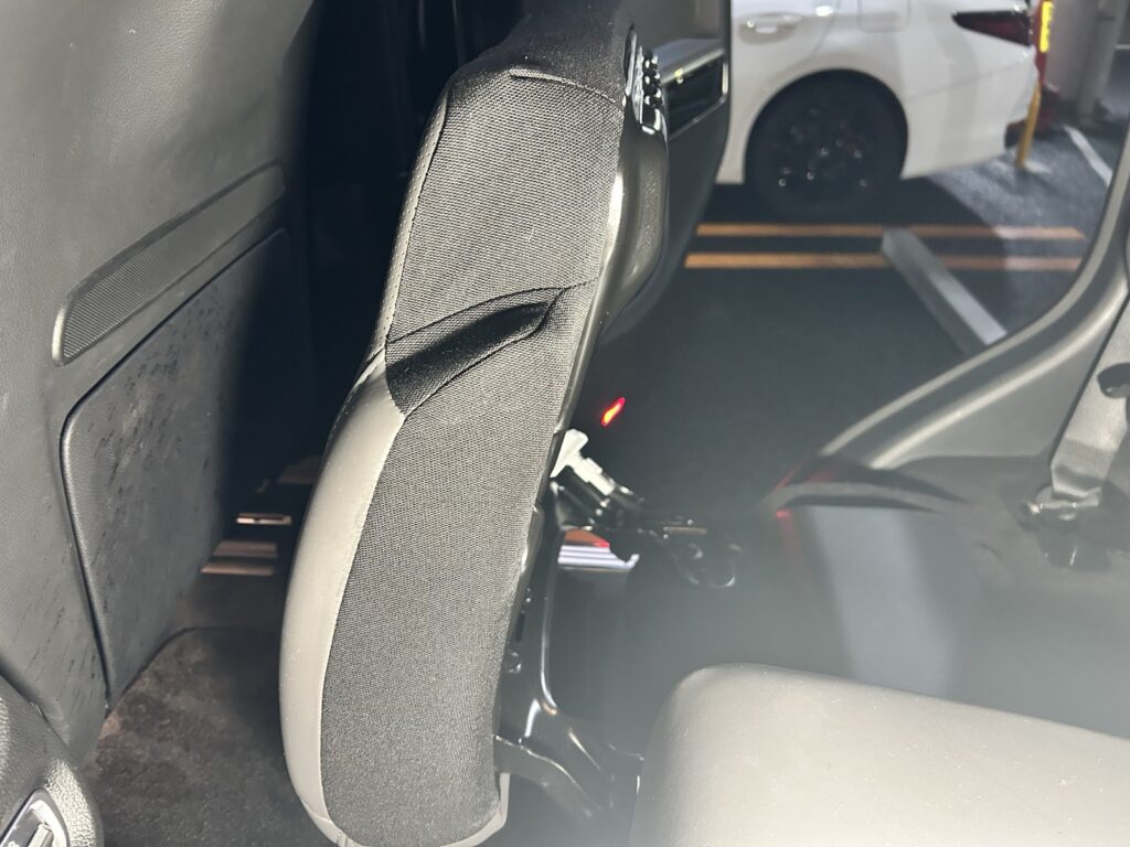 清掃後のシート写真1