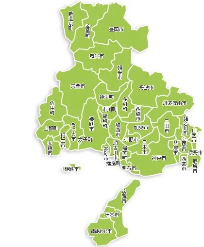 兵庫県全域地図