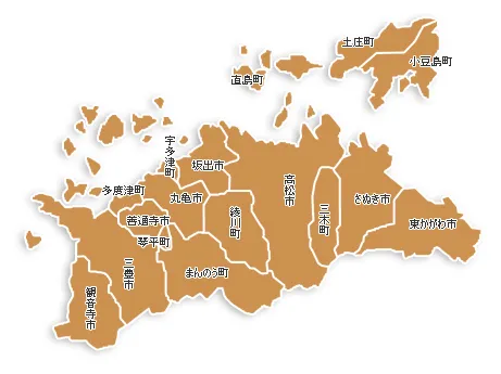 香川県地図