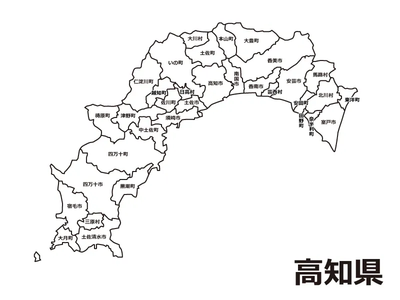 高知県地図