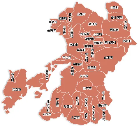 熊本県地図