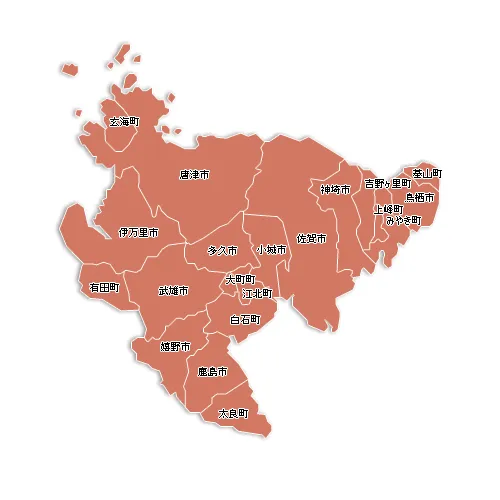佐賀県地図