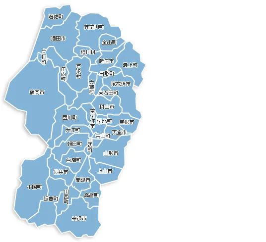山形県地図