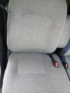清掃後のムーヴキャンバス前席シート