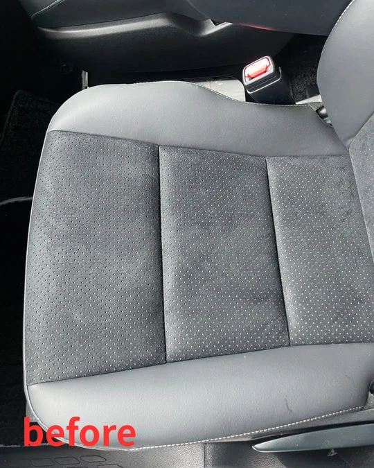 清掃前 車内全体の状態