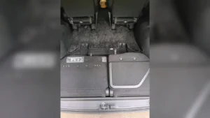 清掃後のホンダ ステップワゴン3列目フロアエリア（福島市）