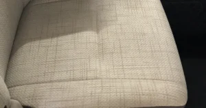 作業後の前席の座面